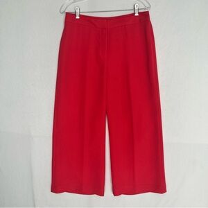 Vince Camuto Wide Leg Cropped Dress Trousers Pants Size 6 Culottes Preppy Office